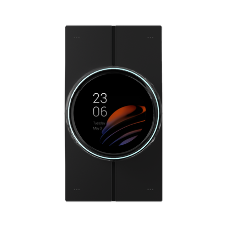 Monitor Centrum Domowe Akubela HyPanel Lux Piano PoE Czarny