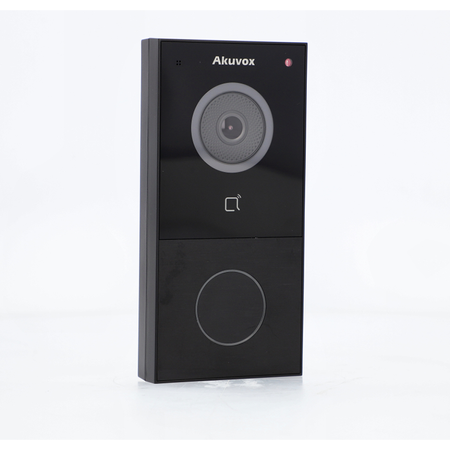 Akuvox E12W Panel zewnętrzny jednorodzinny natynkowy Czarny WiFi