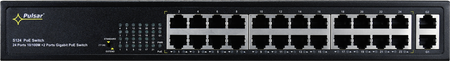 Switch Pulsar PoE 24-portowy S124 do 24 kamer IP