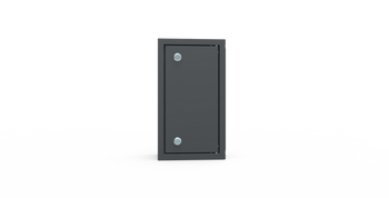 Przepustnica wysokość niska. szerokość wąska. antracyt. E.CT-H10-W10-D20-7016-00