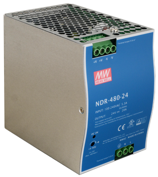 MeanWell NDR 24V/480W/20A zasilacz na szynę DIN