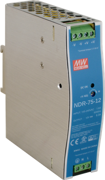 MeanWell NDR 12V/75W/6.3A zasilacz na szynę DIN