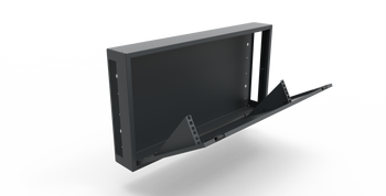 Segment RACK 2U do rozdzielnicy. Antracyt E.RS-H20-W20-D20-7016-00