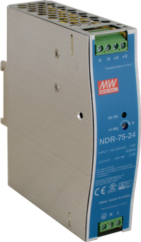 MeanWell NDR 24V/75W/3.2A zasilacz na szynę DIN