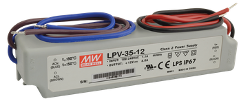 MeanWell LPV 12V/35W/3A zasilacz LED