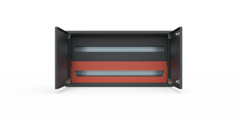 Rozdzielnica wysokość niska. szerokość standard. antracyt. E.MS-H10-W20-D20-7016-00